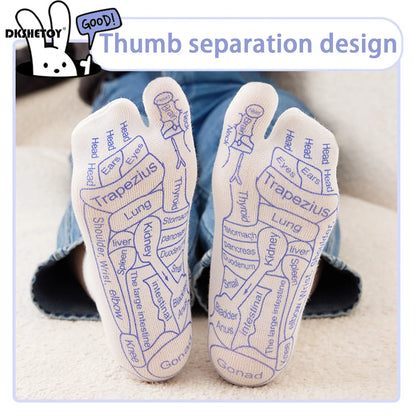 1 Set Foot Massage Acupuncture Point Socks Muscle Relaxation Massager Relieve Tired Feet Socks Reflexology Sock Foot Point Tool